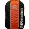 BAD HABIT Bad Habit Velocity 25 Sports Backpack: Stylish Orange Black Design: Durable Side Pockets and Padded Mesh Back Height 17.7 Inches