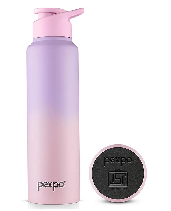 Craft Pro Stainless Steel Sports/Fridge Water Bottle with Sipper Cap PurplePink Ombre Eco friendly BPA Free 1000 ml