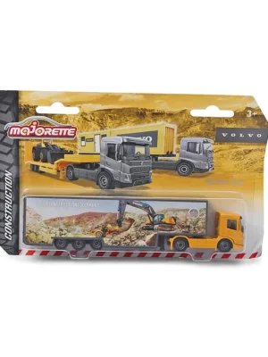 Majorette FMX Show Die Cast Free Wheel Model Toy Truck Yellow