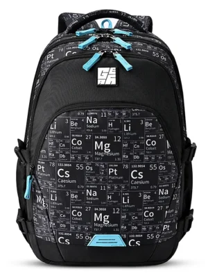 Gear Educator Backpack 17"/31L Medium Water Resistant School/Casual Backpack for Kids Boys/Girls (BlackBlue)