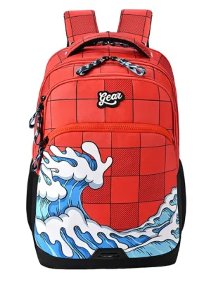 Gear Shuffle Backpack 17"/31L Medium Water Resistant School Bag/Casual Backpack/Daypack/Travel Backpack/Kids Bag for Boys/Girls (RedBlue)