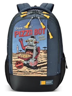 Gear Fiction 2 Backpack 19"/39L Large Water Resistant School Bag/Casual Backpack/Daypack/Travel Backpack/Kids Bag for Boys/Girls (BlueYellow)
