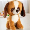 Glitter Eyes Dog Soft Toy Brown Cute & Cuddly Plush Toy for Kids Made from ChildSafe & NonToxic Material Ideal Gift for 6+ Months Height 38 cm BIS Certified