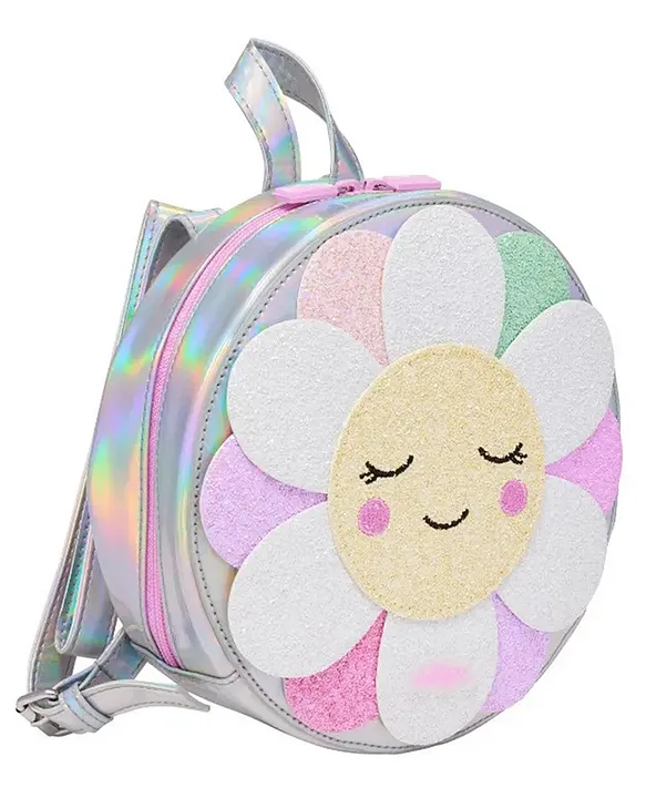 YAMAMA Back Pack For Kids Swanky Sunflower Bag With Carry Handle Fashion Backpack For Girls Sturdy And WaterResistant Backpack For Kids With Adjustable Straps Premium Design Bag For Kids Best For School Multicolor Height 8.6 Inches