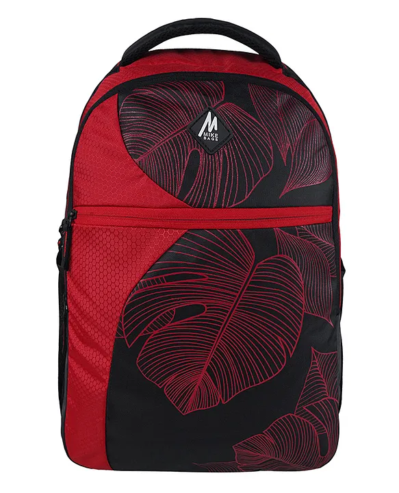 MIKE BAGS Mike Bags Chroma 27L Backpack Black & Red Height 19 Inches