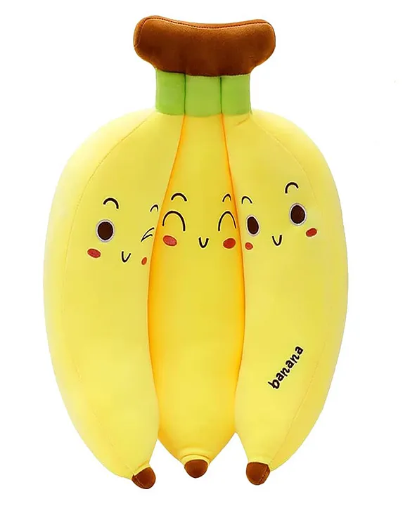Banana Soft Stuffed Plush Toy for Kids Boys & Girls Birthday Gifts (Color: Yellow Size: 28 cm)