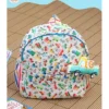 Rosada Cars Printed Backpack for Kids With Matching Keychain hanging Waterproof Trendy and Spacious Kids Backpack Stylish Bag for Kids Small(10 Inches)