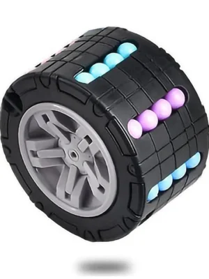 Puzzle Magic Wheel Toys Magic Bean Cube Rotating Bean Fidget Toys For Kids And Adults Fingertip Decompression Toys Fidget Spinner Toys Childrens Creative Educational Toys Fun Entertainment Kids (Pack of 1 Color May Vary)