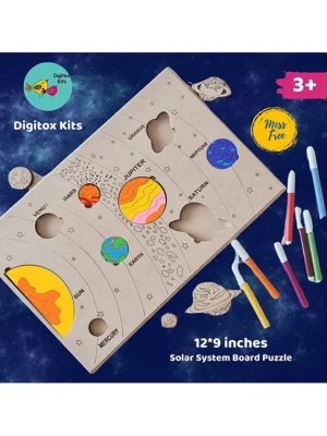 Kits Solar System Puzzle Multicolor