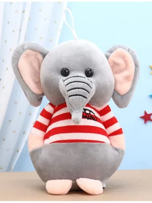 TOYTALES JT Elephant Soft Toy Height 20 cm(Color & Print & Design May Vary)