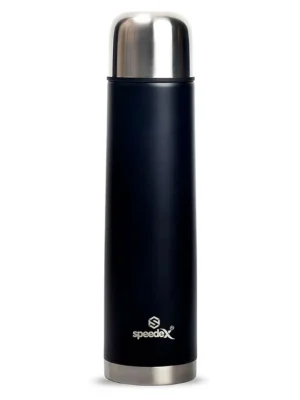 SPEEDEX Flasq Vacuum Insulated 24 Hrs Hot & Cold Thermosteel Water Bottle (500 ml Black )