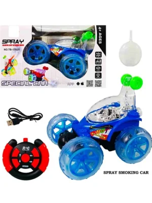SANJARY Sanjary Remote Control Spray 360 Stunt car for kids color design may vary