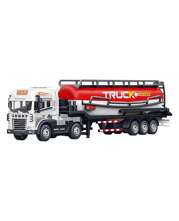 Magicwand 1:24 Scale DieCast Mixer Truck with Openable Doors Working Headlights & Tail Lights Pack of 1