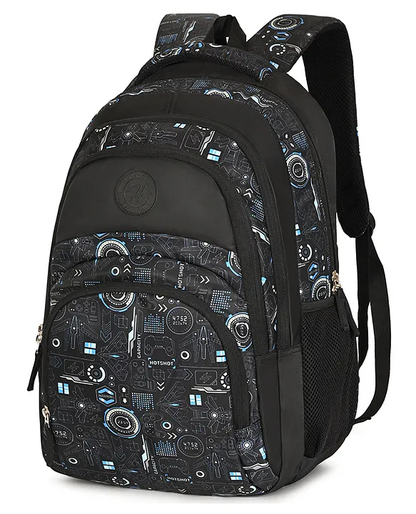 Hotshot Bag Planet 14653D Embossed DesignSchool BagTuition BagWater Resistant32 L Kids Backpack Height 19 Inches