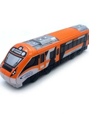 Centy Nav Bharat Saffron Express Pull Back Toy Train Multicolor