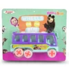 asian Asian Wheel On The Bus Friction Powered Bus For Kids and ToddlersMasha and The Bear