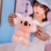 Koala Bear Soft Stuffed Plush Animal Toy for Kids Boys & Girls Birthday Gift (Size: Length 21 cm Color: Pink)
