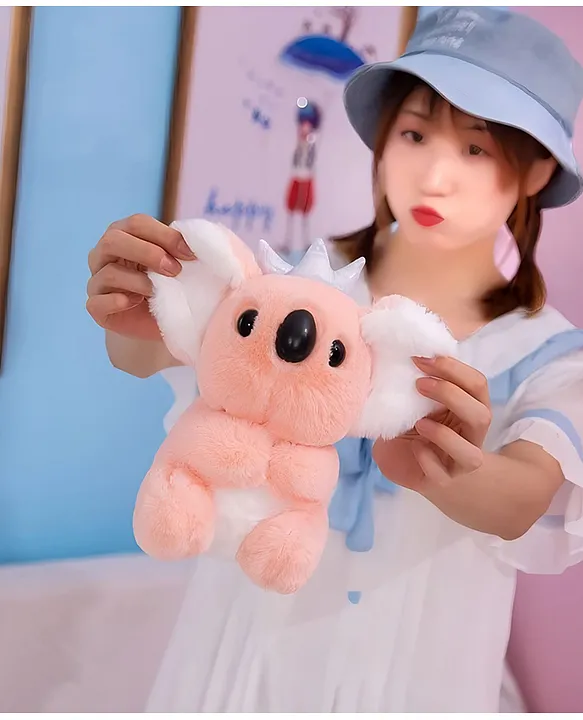 Koala Bear Soft Stuffed Plush Animal Toy for Kids Boys & Girls Birthday Gift (Size: Length 21 cm Color: Pink)