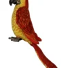 Cute Parrot Soft Stuffed Plush Bird Toy for Kids Boys & Girls Birthday Gifts (Size: Length 20 cm Color: Red & Yellow)