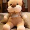Cute Puppy Dog Soft Stuffed Plush Animal Toy for Kids Boys & Girls Birthday Gift (Color: Brown Size: Length 30 cm)