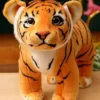 Siberian Jungle Tiger Soft Stuffed Plush Animal Toy for Kids Boys & Girls Birthday Gift (Color: Yellow & Black Size: Length 30 cm)