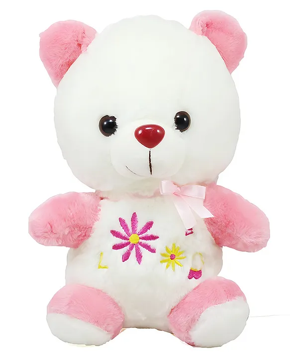 Smart Sitting Teddy Soft Stuffed Plush Toy for Kids Boys & Girls Birthday Gift (Size: 25 cm Color: Pink)