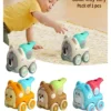 BitFeex Whistle Toy for Baby Animal Themed Plastic Cars with Whistle Function Toys for Children Toddler Mini Car (Color May vary Pack of 1 pcs)