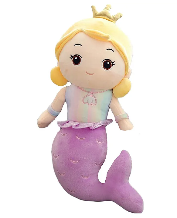 Mermaid Soft Doll Stuffed Plush Toy for Kids Girls Birthday Gifts (Size: 30 cm Color: Purple)