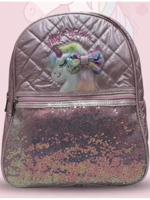 Rushabh Novelty School Bag 8379800Pink12 InchMagic Unicorn