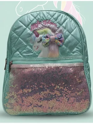 Rushabh Novelty School Bag 8379800Green12 InchMagic Unicorn