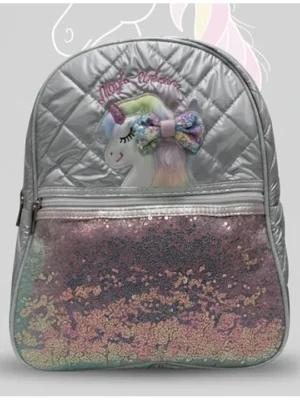 Rushabh Novelty School Bag 8379800Cream12 InchMagic Unicorn