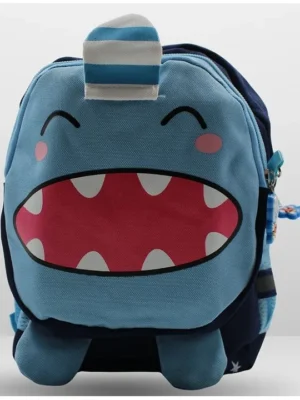 Rushabh Novelty School Bag 2202Sky Blue10 InchAnimals