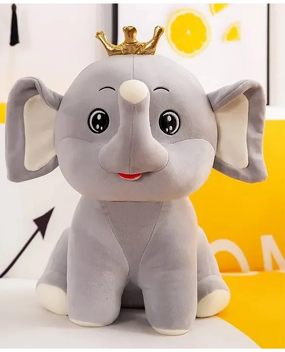 MUREN Cute Elephant Soft Toy Teddy Plush Toy Height 24 cm Soft Stuffed Animal Birthday Gift Valentine Day GiftTravel SizeRandom Color