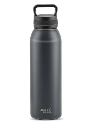 Zen Vacuum Insulated Stainless steel Hot & Cold Water BottleBIS Certified Rust & Leak ProofTrekking Bottle620ml Grey