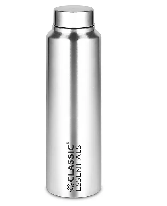 Hydrate 1000 ml Bottle (Pack of 1 Silver Steel)
