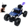 Niyamat NIYAMAT Rechargeable Remote Control Rock Crawler Car with Mist Smoke Monster Truck with Spray for Kids RC High Speed Car 4x4 OffRoad Car Toy Multicolor