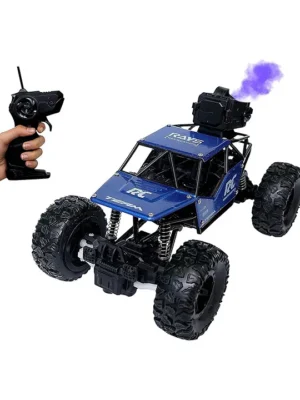 Niyamat NIYAMAT Rechargeable Remote Control Rock Crawler Car with Mist Smoke Monster Truck with Spray for Kids RC High Speed Car 4x4 OffRoad Car Toy Multicolor