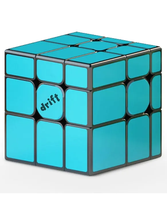 Drift 3x3 Mirror Blue (Magnetic) (Tiled) Speedcube Premium New Version ShapeShifting Puzzle with Stunning Looks Buttery Smooth Turns & Durability Ideal for Kids Boys Girls Ages 6 & up