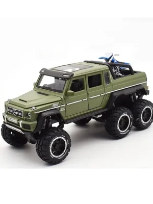 Kids Mandi 1:32 MercedesBenz AMG G63 6×6 Pickup Truck Alloy Model Car Toy Diecast Collectible & Gift Souvenir