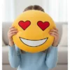 Love Stuck Smiley Soft Stuffed Toy For Kids Birthday Gifts (Size: 33 cm; Color: Yellow)
