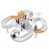 NEGOCIO Space Train Track Set DIY Assembled Track Battery Powered Spacecraft Satellite Astronaut Birthday Toys Suitable for Children Over 3 Years Old Halloween PACK OF 1 COLOR MAY VARY