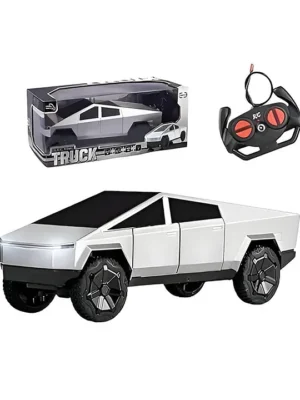 SANJARY Sanjary Remote Control Cybertruck Toy 1:22 Scale RC Truck Gorgeous Lighting Rechargeable Battery 2.4GHz Wireless Controller AllTerrain color design may vary