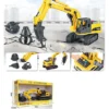 SANJARY Sanjary Drilling Truck Excavator Toy Engineering Construction Vehicle Model for Kids color design may vary