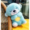 Soft Teddy Bear Plush Toy For Kids with Simulated Breathing Effect Soothing Music And Soft Glowing Light Sleep Companion for Babies Toddlers & Kids Color May Vary Height 23 cm