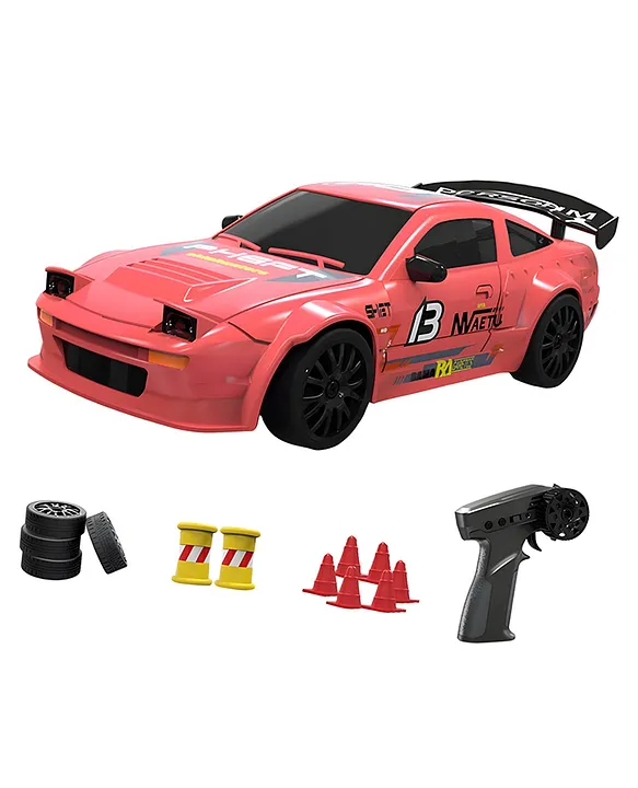NEGOCIO 1/24 Scale Drift Model Car Drift Sport Toy Car Remote Control Car High Speed for kids PACK OF 1 COLOR MAY VARY