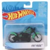 Hot Wheels Die Cast Free Wheel Fat Ride Bike Green & Black