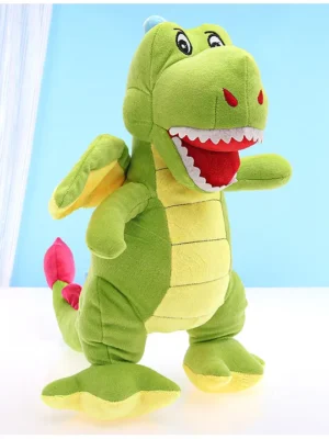 Zoe Dinosaur Soft Toy Green Height 40 cm