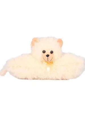 Folding Pillow Puppy 11 Inches Cream