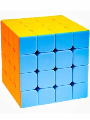 High Speed Stickerless 4 x 4 x 4 Magic Puzzle Cube Multicolor