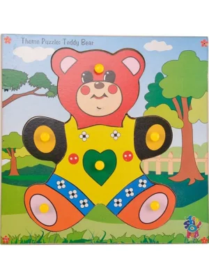 Theme Wooden Puzzle Standard Teddy Bear